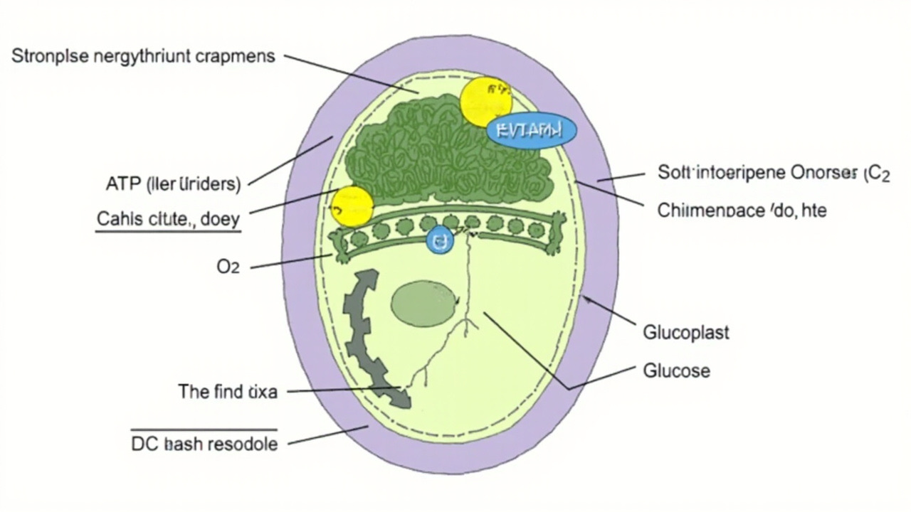 植物光合作用过程示意图参考样张